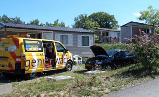 Pechhulp bij het Gardameer