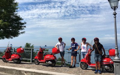 Dagtocht met een Vespa-scooter rond het Gardameer
